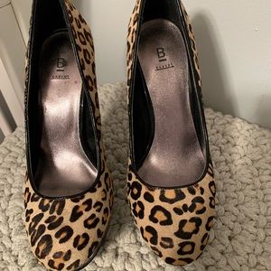 Leopard print heels